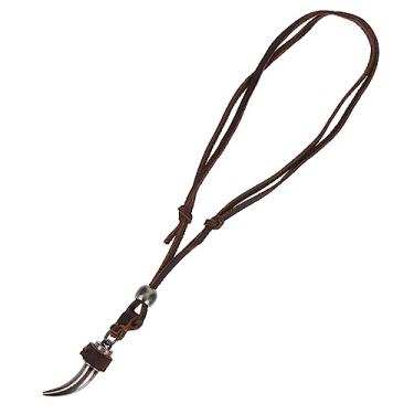 Imagem de Cordão masculino Viking ajustável para homens, pingente exclusivo para celebrações e uso diário, estilo retrô, corrente de pescoço