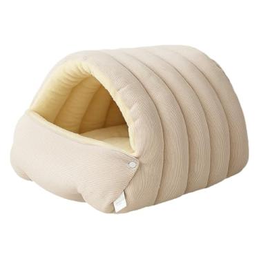 Imagem de Cama pequena para gatos, canil de dormir lavável removível – Cama calmante para cachorro, gatinho, animal, sala de estar, quarto, varanda, apartamento