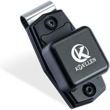 Imagem de KONLLEN O suporte de giz de bilhar inclui 1 giz azul portátil magnético com ponta de taco de sinuca Chalker Snooker Presente esportivo de bilhar (vermelho)