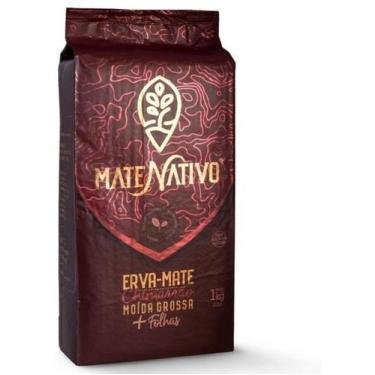 Imagem de Erva De Chimarrão Mate Nativo Moída Grossa Mais Folhas 1kg