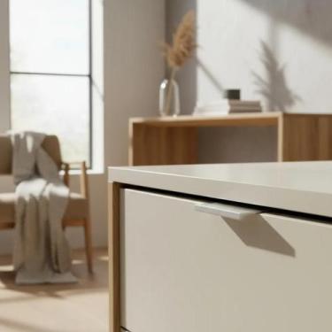 Imagem de Puxador Perfil Reto Slim Mini Para Moveis Armário Cozinha Escritório G