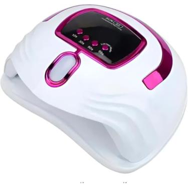 Imagem de Cabine Sun S5 268W UV/LED – 57 LEDs, Secagem Ultra-Rápida para Gel, Fibra e Polygel, Base Removível e Timer Digital Bivolt (Rosa)