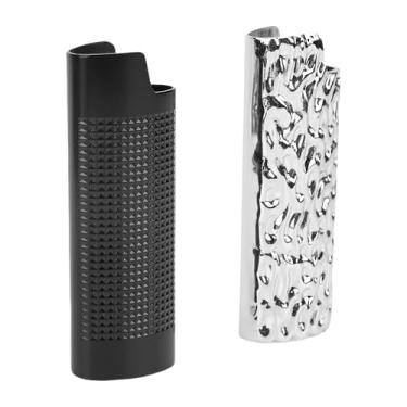 Imagem de Tnfeeon Estojo de Isqueiro de Metal, Proteção Segura, Design Vintage, Liga de Zinco de Longa Duração, Perfeito para Entusiastas de Atividades Ao Ar Livre, Caminhadas e Camping, Armazene Seu Isqueiro