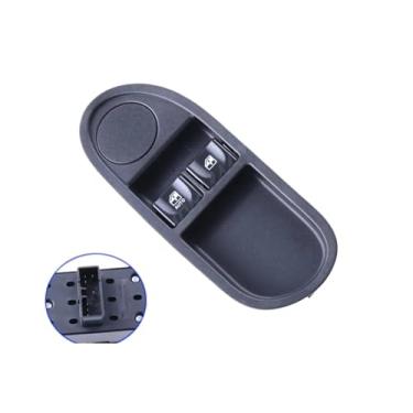 Imagem de 3750200U8016 Compatível com JAC J3 Turin 2011-2019 Interruptor de controle do levantador de vidro elétrico dianteiro esquerdo 2 botões Acessórios para carro