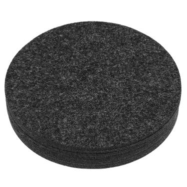 Imagem de Xinjoduz 8 peças de porta-copos de plantas 15 cm × 0,30 cm, protetores de chão para vasos de plantas, absorvente, impermeável, reversível, feltro, tapete para plantas internas, jardinagem, exterior