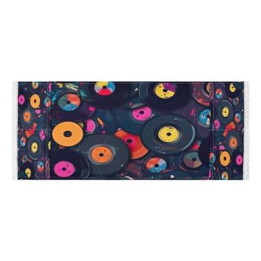 Imagem de Wassud Capas de lavadora e secadora de discos coloridos, protetor de lavadora com sacos de armazenamento, capa de geladeira à prova de poeira com bolsos para lavanderia doméstica, cozinha, 120 x 55 cm