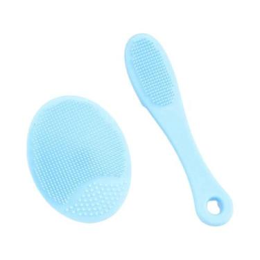 Imagem de Conjunto De Escovas De Limpeza Facial Para Remoção De Cravos 2 Peças, 