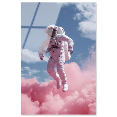 Imagem de Nebula Float I Acrílico Impressão Astronauta Arte de Parede por Art Remedy, Pronto para pendurar, 20 x 30