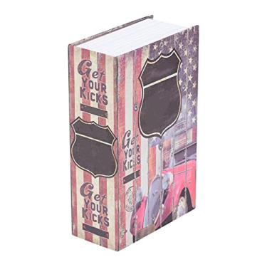 Imagem de Generic Caixa de Joias, Livro, Cofre, Armazenamento Discreto de Dinheiro Com Fechadura de Combinação para Espaço Pessoal (ROTA 66)