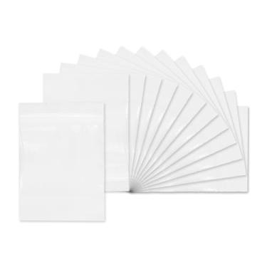 Imagem de PATIKIL Saco plástico com vedação antiestática de 5 cm x 7,6 cm, pacote com 100 sacos de poliéster resseláveis com zíper de 4,7 mm para pequenas empresas, armazenamento de moedas, anéis, pulseiras