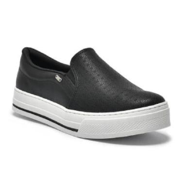 Imagem de Tênis Via Marte Feminino Slip On 027-027 Confortável Casual Básico Calce Fácil-Feminino