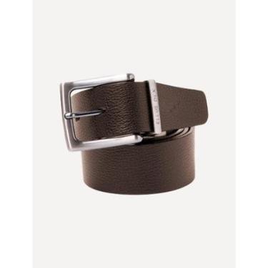 Imagem de Cinto Ellus Masculino Couro Dupla Face Casual Marrom-Masculino