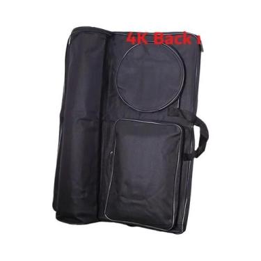 Imagem de Bolsa Tote De Arte Em Dacron Preta, Leve, Impermeável, 4K 8K Para Pôst