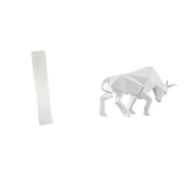 Imagem de Whtkoph Abajur de Papel para Sala de Estar com Escultura Moderna de Touro em Resina, Figura Abstrata para Decoração de de Entrada, Mesa E Escrivaninha.