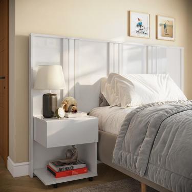 Imagem de Cabeceira para Cama Solteiro Sleep Movelove – Compacta e Funcional com Nichos