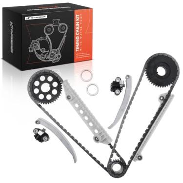 Imagem de A-Premium Kit de corrente de sincronização do motor com trilhos guia e tensor [serve para SOHC, 8Cyl 4.6L] Compatível com Ford & Lincoln & Mercury, serve para Crown Victoria 02-10, E-150, Mustang,