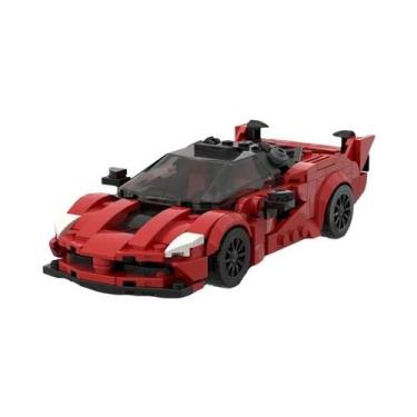 Imagem de Conjunto De Blocos De Montar De Corrida MOC Speed City Champion Racer 