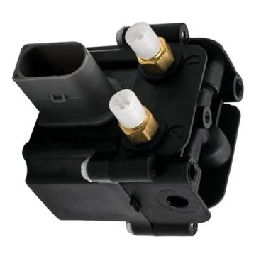 Imagem de Bloco de válvula solenoide de suspensão a ar, unidade de controle de válvula distribuidora de bomba de ar 37206789937 compatível com BMW 5 E61 X5 E70 X6 E71 E72