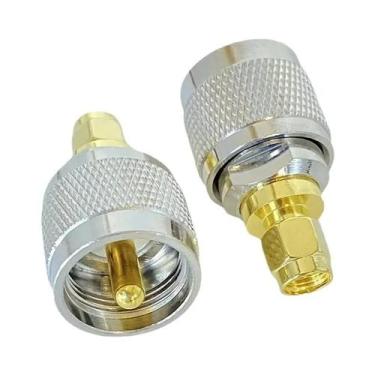 Imagem de Adaptador Coaxial UHF SO239 Para SMA Macho/Fêmea PL259 Conector RF De 