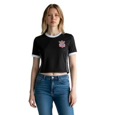 Imagem de Camiseta Cropped Corinthians Coimbra Feminina-Feminino
