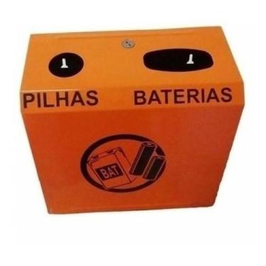 Imagem de Lixeira Coletor Para Descarte De Pilhas E Baterias - JSN