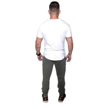 Imagem de Camiseta Longline confort Kruger's Concept Bolso False 02 - Masculino 