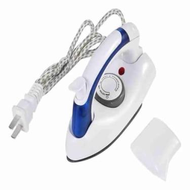 Imagem de Mini Ferro De Passar Roupa Pequeno Alça Dobrável Para Viagem 800w Vapor