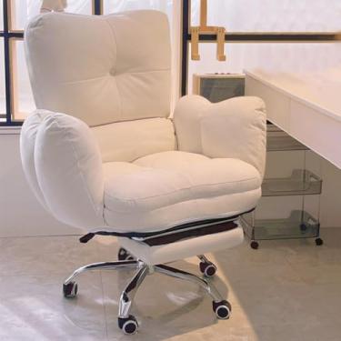 Imagem de Cadeira ergonômica de escritório com encosto alto – Cadeira reclinável com encosto ajustável, cadeira executiva de computador para jogos, para casa, escritório, estudo e relaxamento