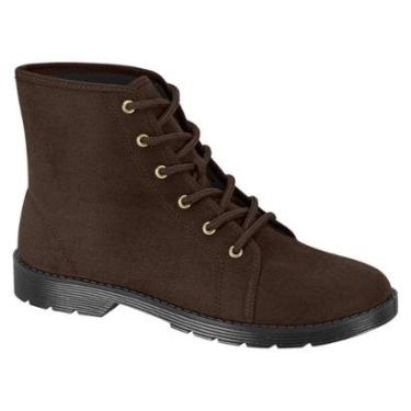 Imagem de Bota Moleca 5345.100 Coturno Nobuck Feminino-Feminino