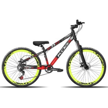 Imagem de Bike KOG Freeride 7V Aro Vzan Vmaxx 26 Disco Tipo Viking X25 Preto e V