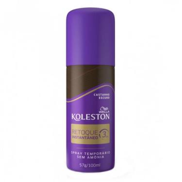 Imagem de Wella Koleston Retoque Instantâneo Spray 100mL - Castanho Escuro