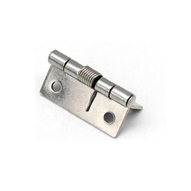 Imagem de Dobradiças 5 Pçs Aço Inoxidável 304 Dobradiça Automática Porta Armário Armário Hardware e Móveis Acessórios Mini Micro Dobradiça (Cor: 5 polegadas)
