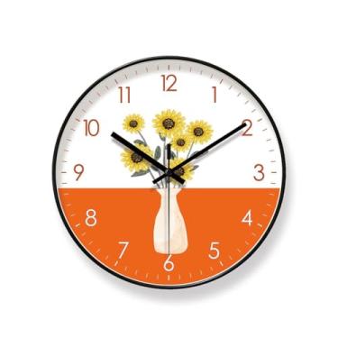 Imagem de Relógio de parede para casa relógio de parede estudo quarto sala de estar relógio simples relógio de parede relógio de parede relógio de segundo quartzo relógio de parede para quarto (A)