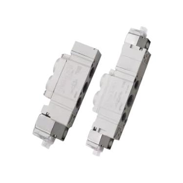 Imagem de 1 unidade de corpo de válvula solenoide de 5 portas portado/unidade única, série SY5000, SY5120-5LZD-01/SY5120-5LZD-C4/SY5120-5LZD-C6/SY5120-5LZD-C8. (SY5120-5DZD-01)