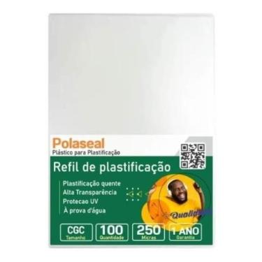 Imagem de Plástico para Plastificação CGC 110x170x0,10 100un - Cassmar 