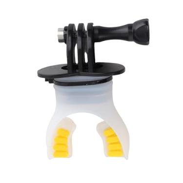 Imagem de Akozon Suporte para Mordida na Boca para Câmera de Ação XiaoYi - Ideal para Surf, Patinação, Mergulho e Caiaque (Preto)