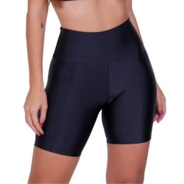 Imagem de Short Cintura Alta Academia Fitness 3D Mirela-Feminino