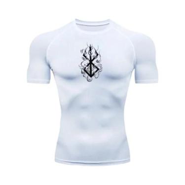 Imagem de Camiseta De Compressão Masculina Fina De Verão, Secagem Rápida, Para F