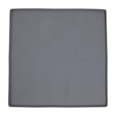 Imagem de Pwshymi Capa protetora para máquina de lavar roupa, tapete para máquina de lavar e secar roupa antiderrapante capa superior para lavanderia e cozinha (cinza)