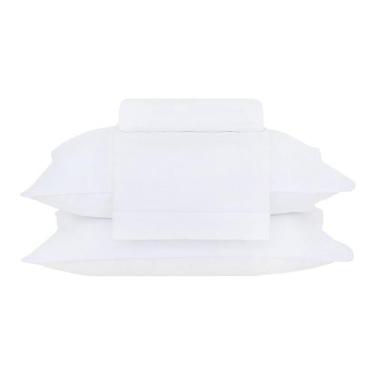 Imagem de Jogo de Cama King Basic Percalle 180 Fios Buddemeyer, Branco