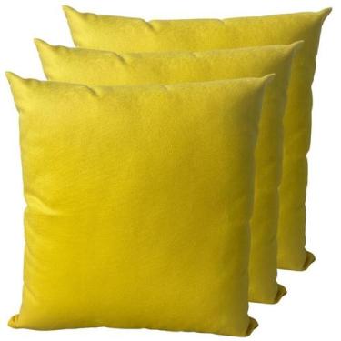 Imagem de Kit 3 Capas De Almofadas Sued 60x60 Extra Grande Com Zíper - INGRID BO