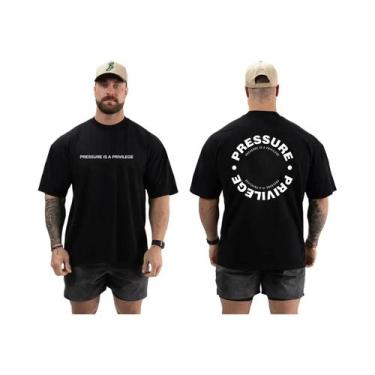 Imagem de Camiseta De Algodão Para Academia Masculina, T-Shirt Cbum Para Homens 