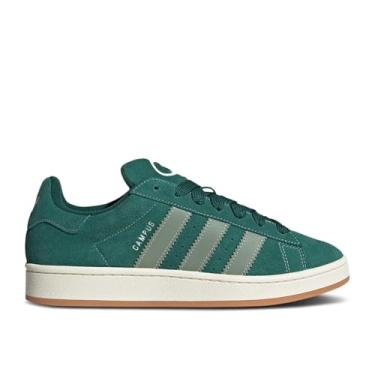 Imagem de adidas Campus 00s Tênis masculino, Verde universitário/verde prateado/branco, 38