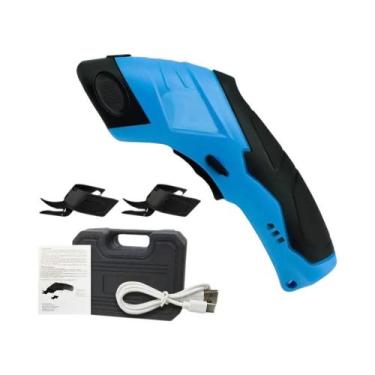 Imagem de Tesoura Elétrica Sem Fio Para Costura Com Carregamento USB Para Cortar