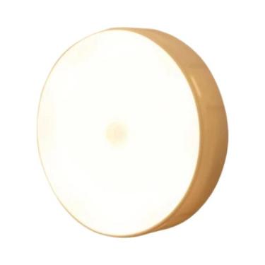 Imagem de Luz Noturna LED Com Sensor De Movimento, Lâmpada Detectora Sem Fio Par