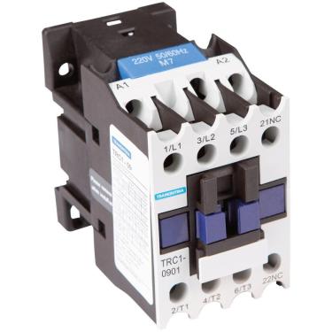 Imagem de Contator Tripolar Trc1-0901 9A 220Vca 1Nf