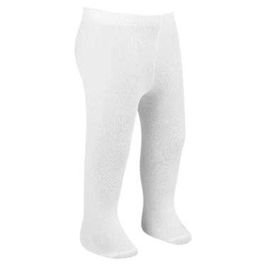 Imagem de Meia Calça Bebê Conde Duck REF: 6057, Branco, PP