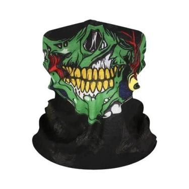 Imagem de Máscara Balaclava Masculina Com Estampa De Caveira, Respirável E À Pro