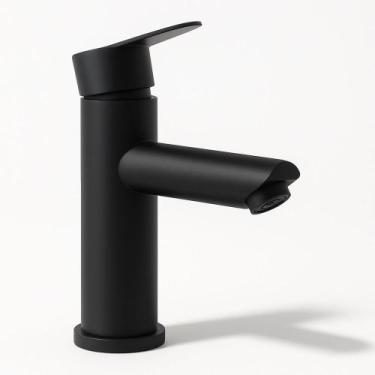 Imagem de Torneira de Banheiro Monocomando Misturador Lavabo Preta - Deend
