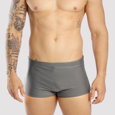 Imagem de Sunga Masculina Boxer Larga Adulto Lisa Moda Praia-Masculino